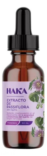 Pasiflora Extracto De Passiflora Haka Frasco X 60 Ml