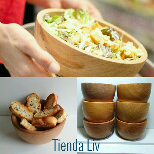 Imagen 6 de 6 de Bowls Cuenco De 16 Cm Algarrobo Y Calden Tienda Liv