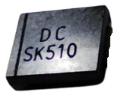 Sk 510 Sk-510 Sk510 Sk510c Diodo Schottky 100v 5a Do214ab 