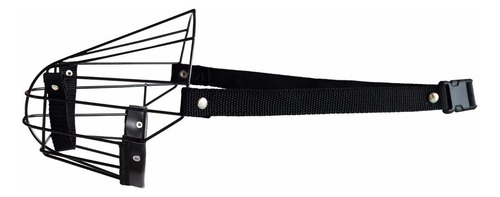 Bozal de hierro para perros pequeños N1, color negro