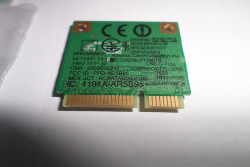 Mini Placa Wifi Do Notebook Samsung R430 Ppd Ar5b95 C/ Nf-e Original Nova