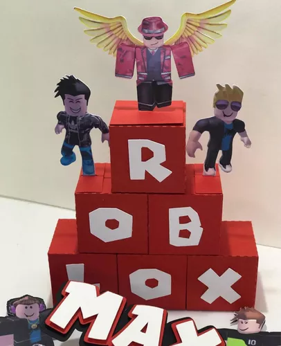 ARQUIVO de Corte Topo de Bolo Roblox - 01 - Topo Arte sua loja de