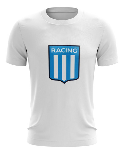 Remera Racing Escudo Producto Oficial Fanáticos 