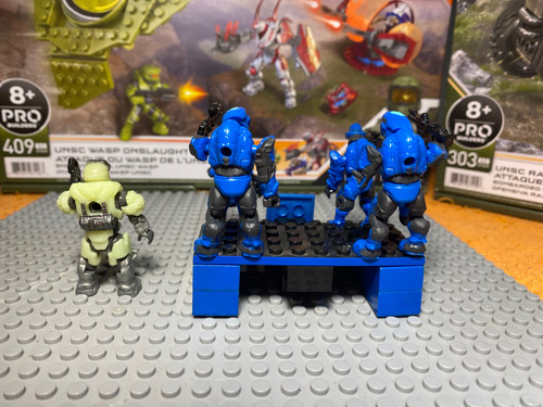 Megabloks Mega Construx Halo Covenant Vs Unsc (50) 1 Halo (Usado)