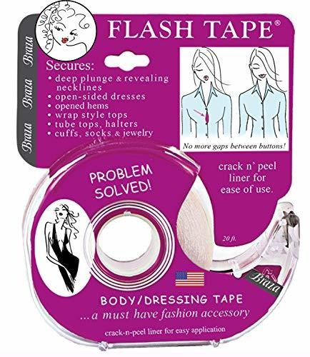 Braza Flash Tape  1, 2, 3, 4 Y 6 Rollos  Cinta Adhesiva Tr