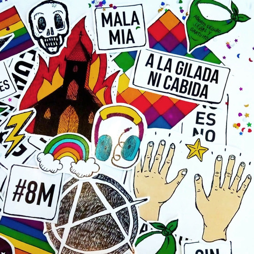 Pack De Stickers X 3. No Es Venta Por Mayor. Diseños Propios