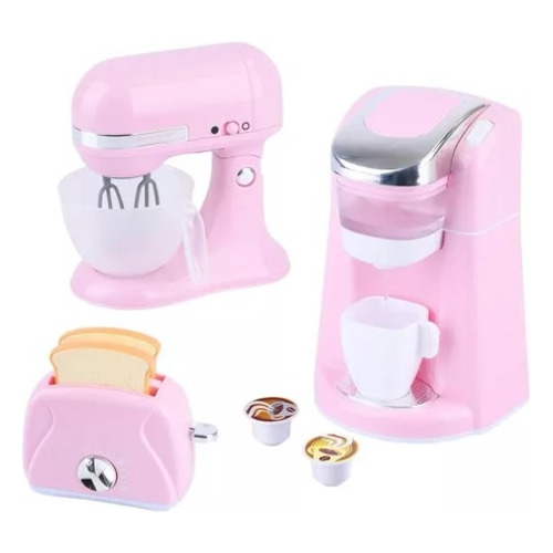 Set De Electrodomésticos Infantil Gourmet Kitchen Rosa