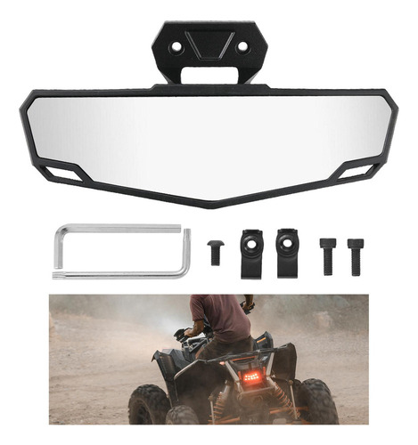 Aa Espejo Retrovisor Central Compatible Con Polaris Rzr