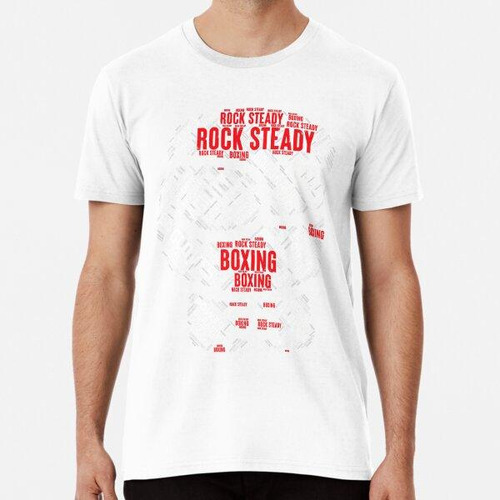 Remera Guante De Boxeo Rock Steady Parkinson's Premium Algod