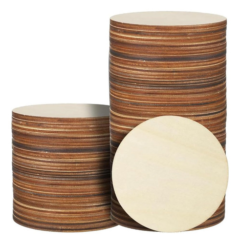 100 Recortes En Forma De Circulo 20cm De Diámetro Mdf 3mm