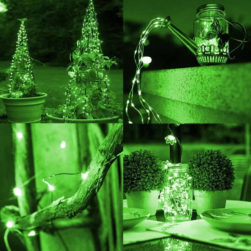 . Tira De 300 Luces Led Solares 32m For Halloween Y Navidad