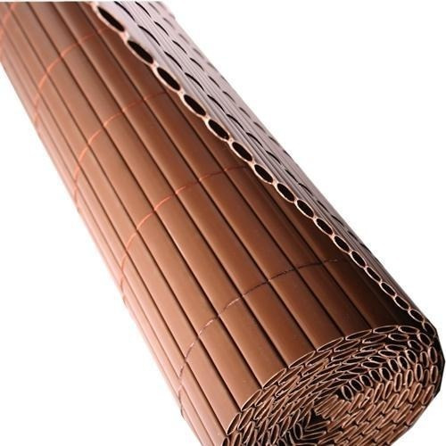 Cerca De Pvc Marron 1.5 X 3 Mt - Cañas Artificiales - Cañizo