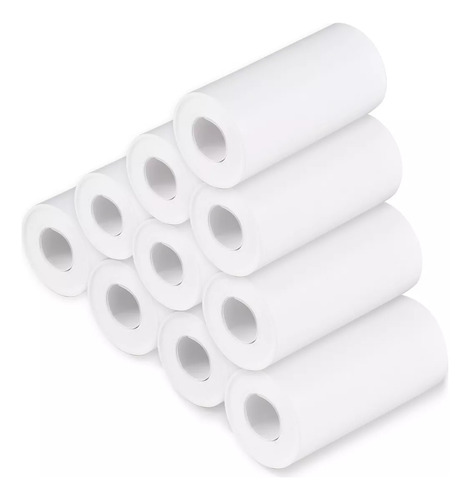 Papel Térmico Para Impresora De Etiquetas Rollo De 57x30 Mm