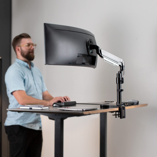 Monitor Arm Vivo Stand-v101gtu Para Ultrawide 49 15kg
