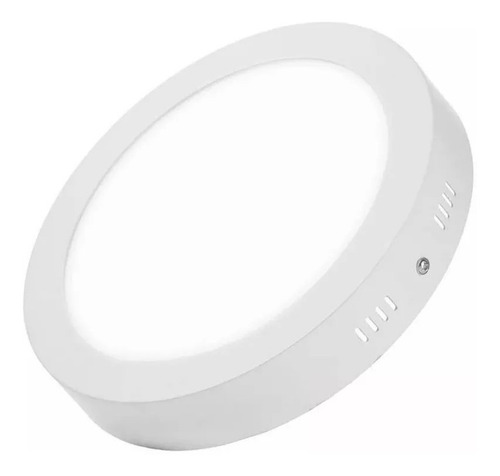 Imagen 4 de 10 de Plafon Led 18w Aplicar Panel Redondo Circular Frio O Calido