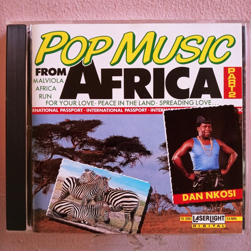 Pop Music From África Parte 2 Disco Cd Importado