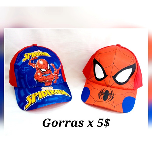 Gorras Para Niños,avengers,paw Patrol, Spiderman Y Más