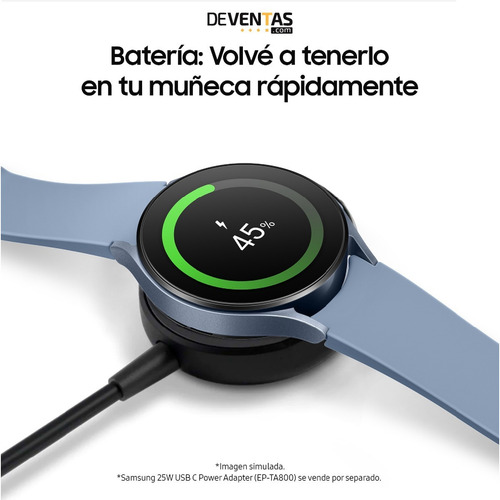 Imagen 5 de 7 de Samsung Galaxy Watch5 Bluetooth 44mm Silver