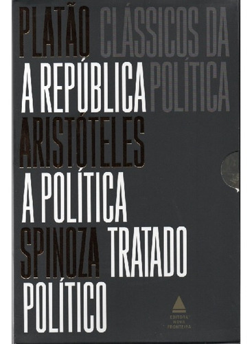 Box -  Classicos Da Politica - Platão,aristoteles,spinoza
