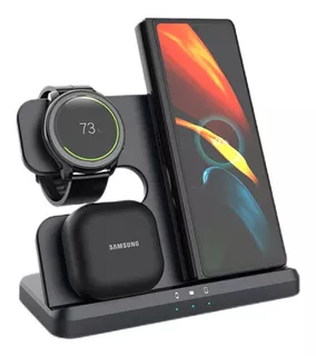 Carregador Sem Fio Para Samsung Z Fold 4/3 Watch 4 Buds