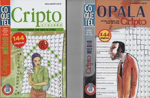 10 Palavras Cruzadas 144 Páginas Cada Médio Coquetel