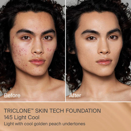 Haus Labs By Lady Gaga Triclone Skin Tech - Maquillaje 30 Ml 145 Light Cool - Light With Cool Golden Peach Undertones