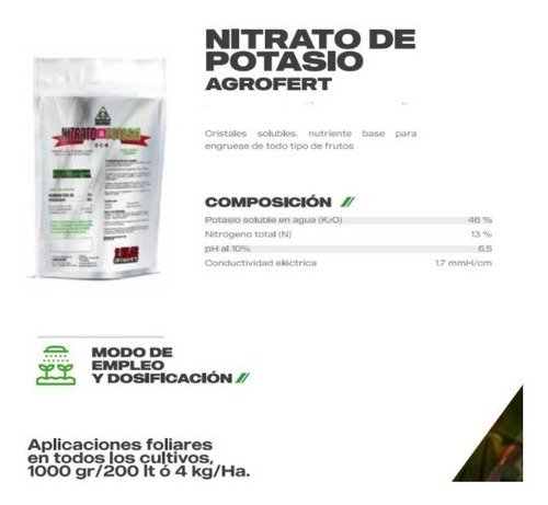 Nitrato De Potasio (2 Kilos)