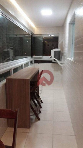Imagem 12 de 18 de Apartamento Com 2 Dormitórios À Venda, 75 M² Por R$ 370.000,00 - Aviação - Praia Grande/sp - Ap3513