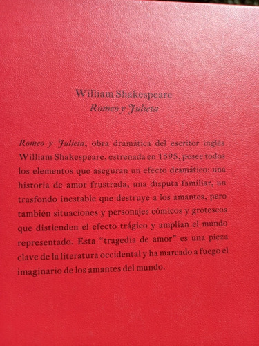 Libro  Romeo Y Julieta  , W.shakespeare,ilustrado, 140 Págs 