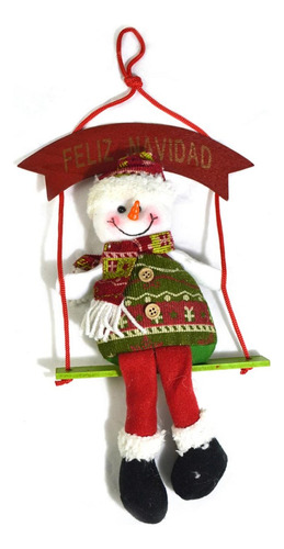 Papa Noel  Hamaca 1 Uni20 X 41 Cm  Navidad Decoración