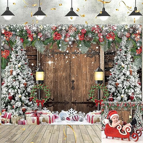 Navidad De Invierno Fondo Para La Fotografía 7x5ft 7qc4m