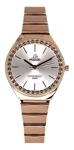 P6585rg-172201a - Reloj Pegaso Metalico Fashion Oro Rosa