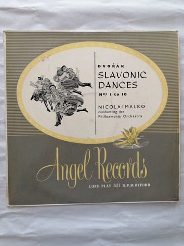 Slovanic Dances Nicolai Malko No. 1 Angel Récords Lp