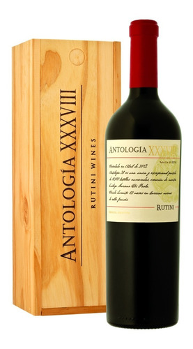 Estuche Madera Rutini Antologia 38 - 750ml Belgrano Palermo