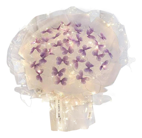 Ramo De Flores De Mariposa, Materiales Mariposa Morada 33