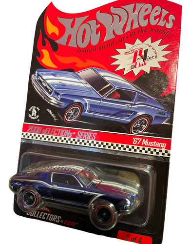 Ford Mustang Hot Wheels Rlc Red Line Club Collectors Hwc