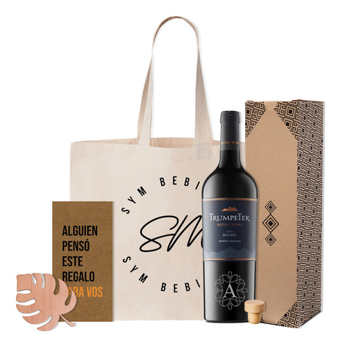 Box Vino Trumpeter Malbec Experiencia Personalizada Ideal