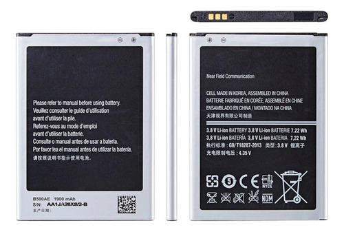 Bateria B500ae Para Samsung Galaxy S4 Mini 9190 B500ae 