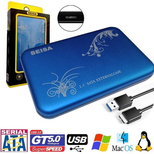 Case Externo Usb 3.0. Discos 2.5  Hdd Ssd Sata 2.5 Et2539