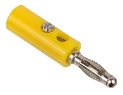20 Pino Banana Mola Balão Amarelo 4mm Parafusável Derivação
