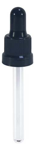 Conta Gotas - Kit Tampa Com Lacre + Bulbo + Canula De Vidro 