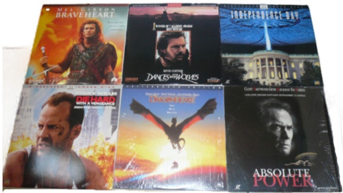 Laserdisc Peliculas Lote Varios Titulos +++