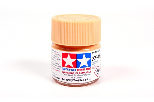 Pintura Tamiya Xf-15 Flat Flesh Carne Piel Mate 10ml 81715