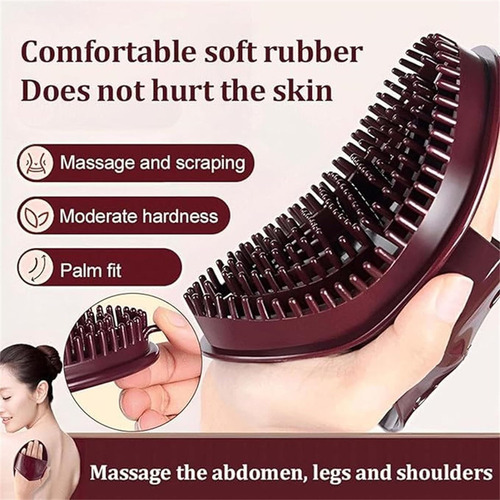 2 Cepillos De Masaje Meridian Brush,relajación Para Cuerpo