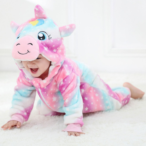 Pijama Enterizo Disfraz Kigurumi Animalito Para Bebe Variado