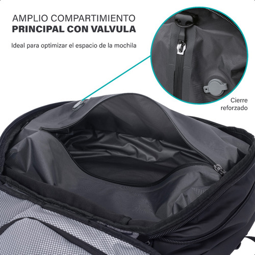 Mochila Expandible Impermeable Viral Porta Notebook Low Cost