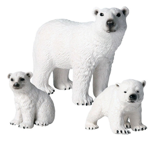 Zlj Figuras Animales Coleccionables Miniaturas Osos Polares