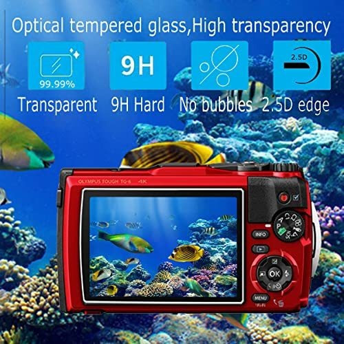 Tg 6 Protector Pantalla Cristal Para Olympus Tough Dura