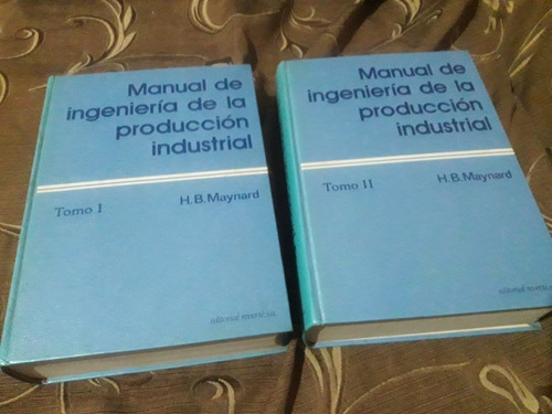 Manual De Ingenieria Producción Industrial 2 Tomos Maynard