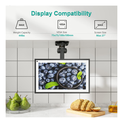 Soporte Wali Under Mountet Para Echo Show 21, Echo Show 15,